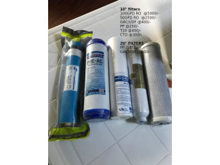 Water filter cartridges